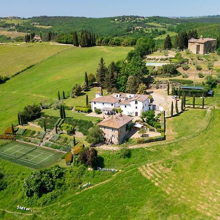 Villa Rignana Chianti Estate, Pool, Tennis,Cook Greve in Chianti Bagian luar foto