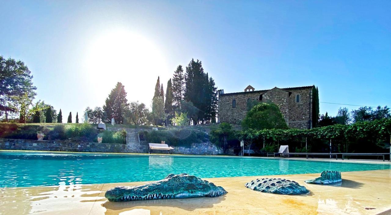 Villa Rignana Chianti Estate, Pool, Tennis,Cook Greve in Chianti Bagian luar foto