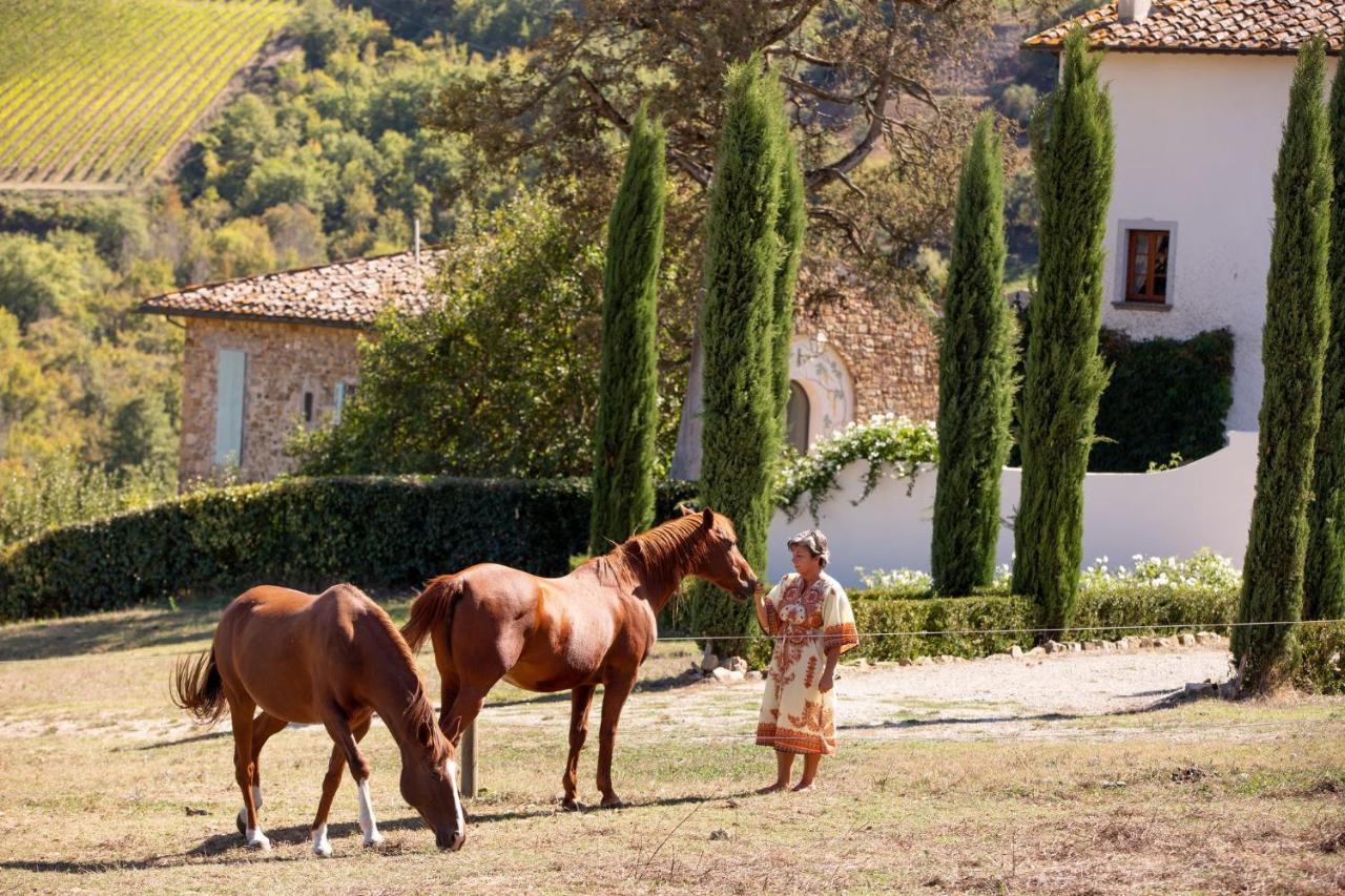 Villa Rignana Chianti Estate, Pool, Tennis,Cook Greve in Chianti Bagian luar foto