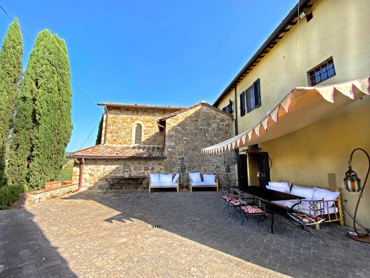 Villa Rignana Chianti Estate, Pool, Tennis,Cook Greve in Chianti Bagian luar foto
