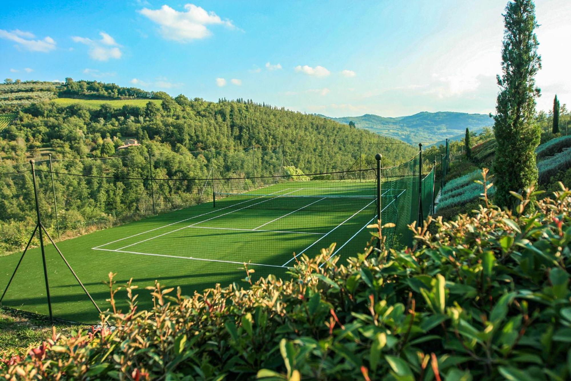 Villa Rignana Chianti Estate, Pool, Tennis,Cook Greve in Chianti Bagian luar foto